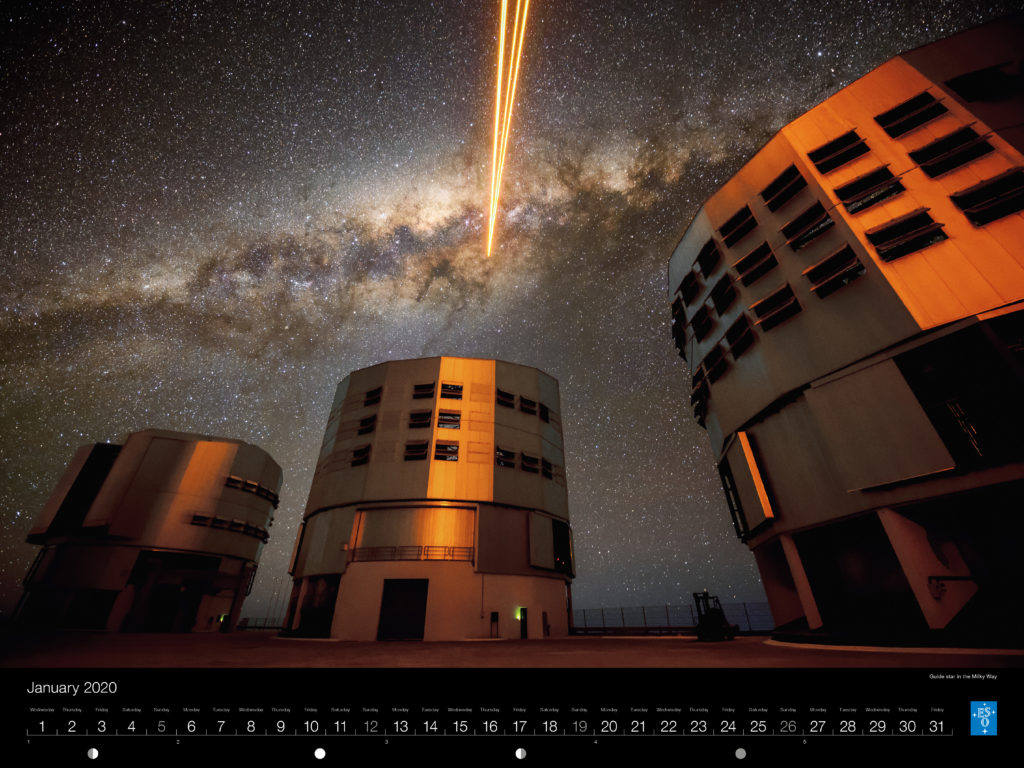 Calendário ESO 2020: Janeiro.