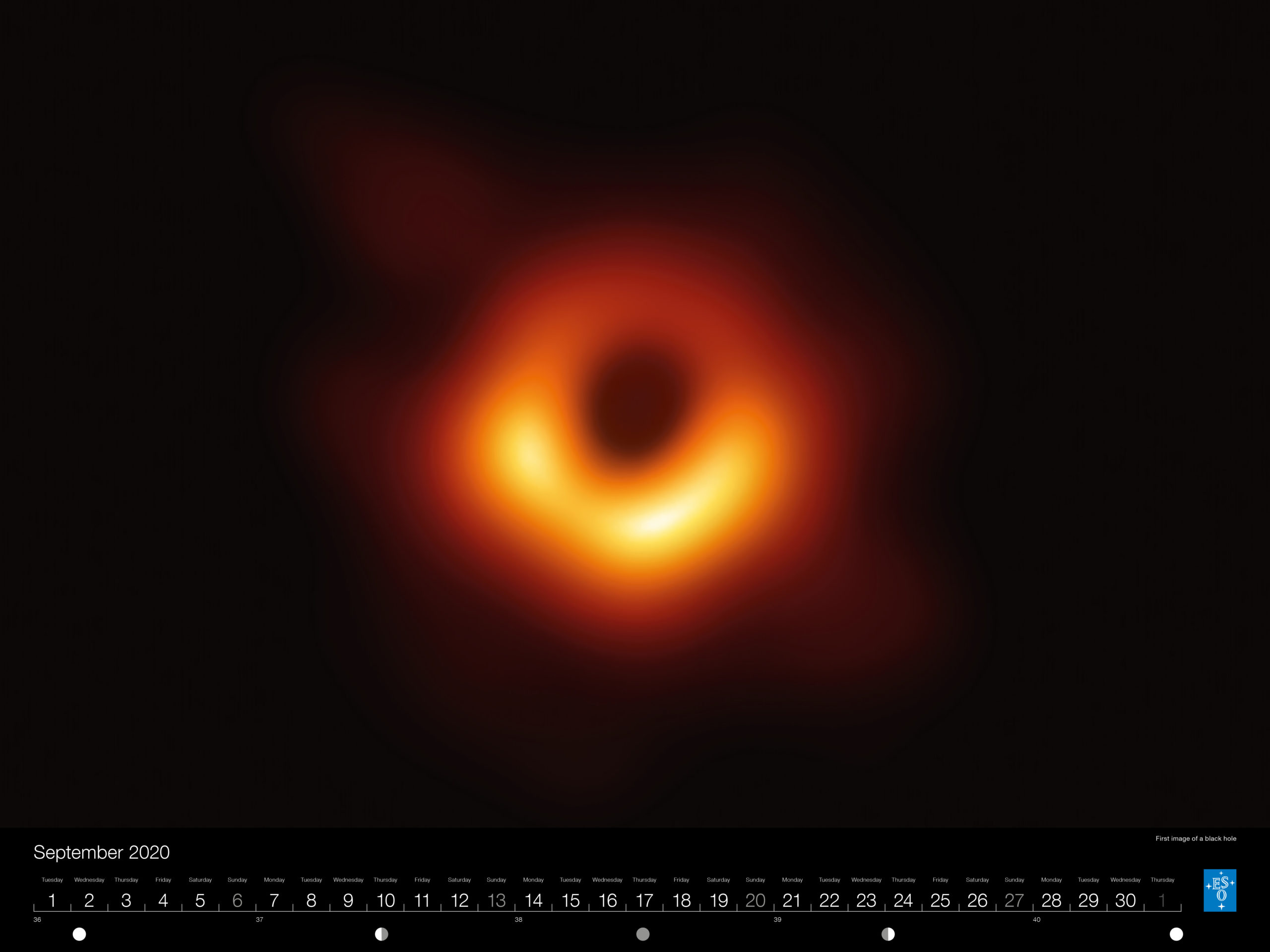 Calendário ESO 2020: Setembro.