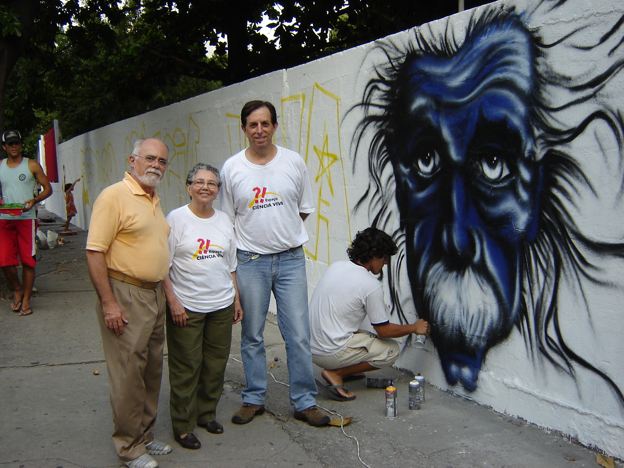 Pintura Muro Ciência Viva, 2006.