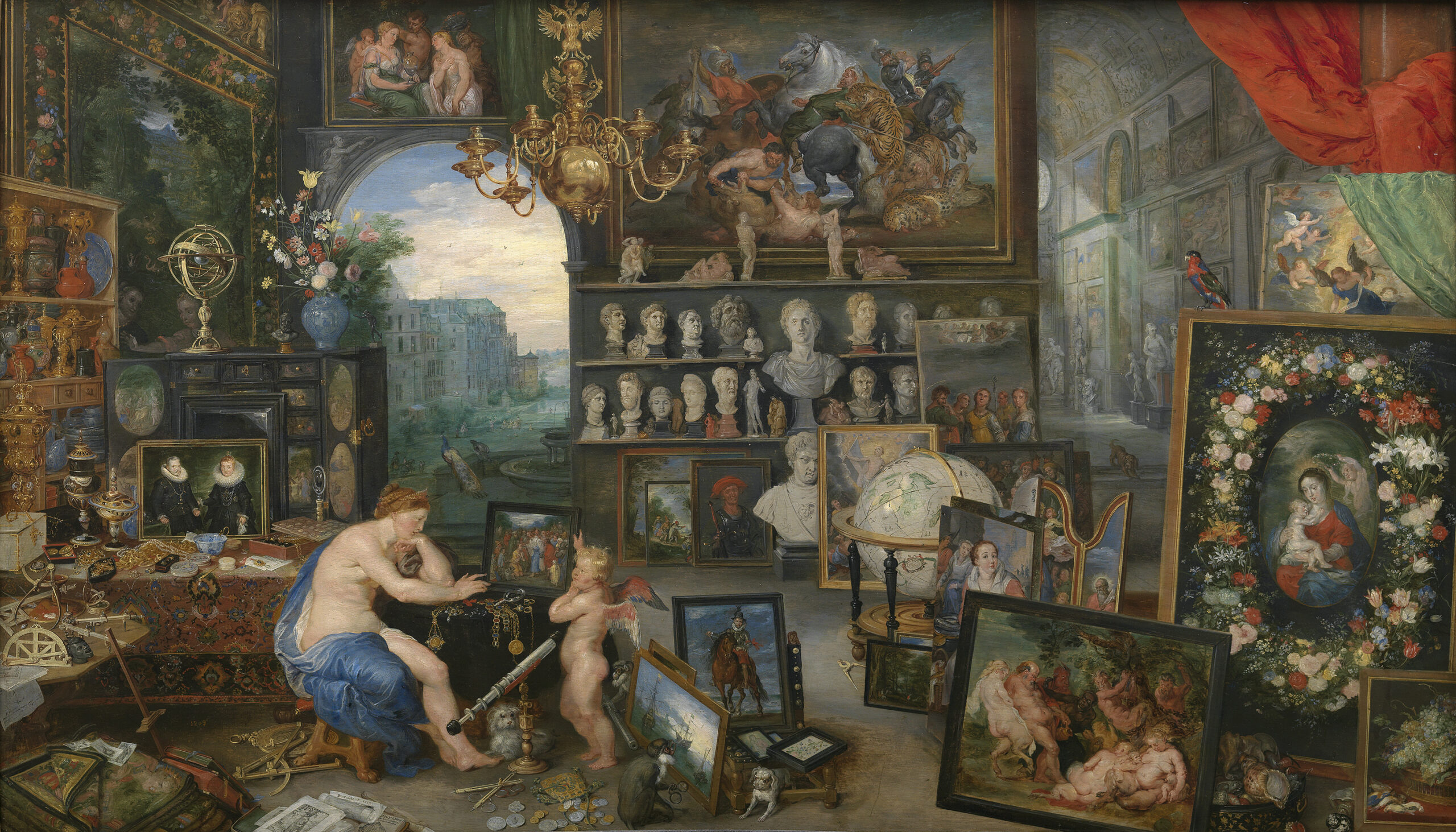Alegoria da Mirada (Visão), Jan-Brueghel e Peter-Paul-Rubens