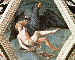 Rapto de Ganimedes, Baldassare Peruzzi, c.1509