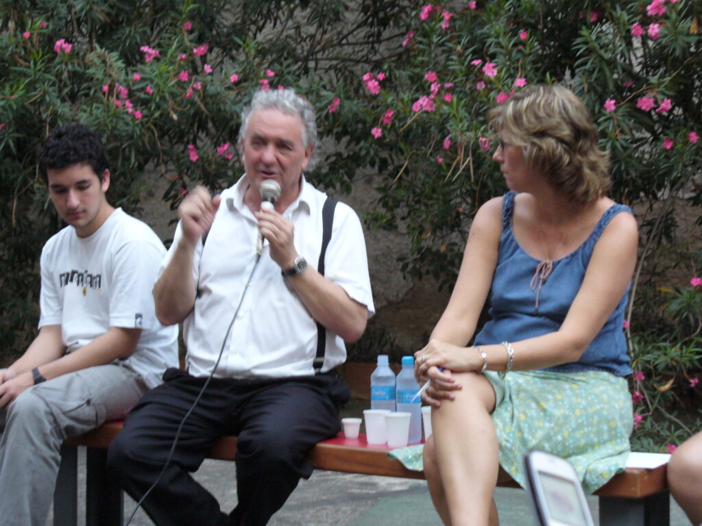 Visita de Jorge Wagensberg Lubinski ao Espaço Ciência Viva.