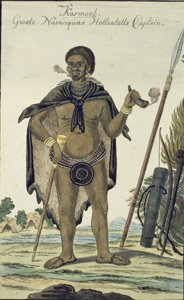 Karmoeb. Grande "Capitão", líder Khoisan Namaquas.