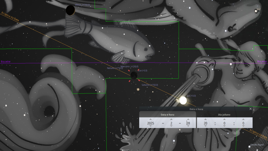 28/02: A Lua entra em Peixes.